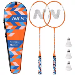 Echipament pentru badminton Nils 13285 Palete badminton (2 buc.) + husa NRZ2051 Aluminium (14-20-305)