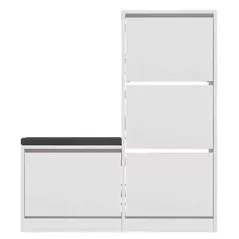 Raft pentru încălțăminte Hanah Home Dude White