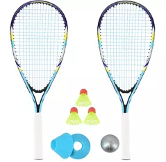 Articol de tenis Nils 9312 Set crossminton (Palete+fluturasi+minge+conuri de marcaj) NRS005