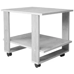 Măsuţă cafea Mashtab 10992 Masuta pe rotile (650x500x570) Alb