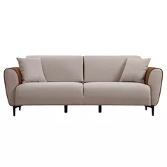 Canapea Trendy Aren Bej, scortisoara (3 locuri)