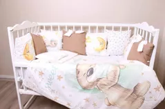 Lenjerie de pat pentru copii PernaMea Set lenjerie 8 piese Premium Ursulet (PM.105896/1)