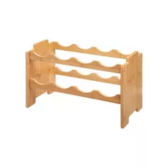 Raft pentru vinuri 5five 52033 Подставка на 8 бутылок 2 уровня, бамбук