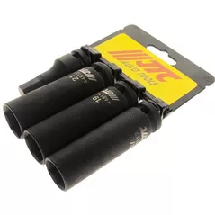 Набор головок, бит, насадок JTC JTC-J404B набор головок ударных глубоких 1/2" 17,19,21 мм и НЕХ12 (4 предм.)