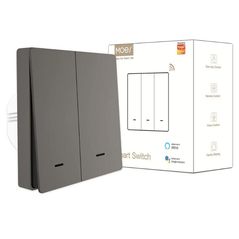 Выключатель электрический Moes ZS-SR-EU2-GY-MS