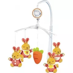 Карусель для кроватки Baby Mix TK/708M Карусель мягкая Кролики