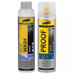 Порошок для стирки Toko Набор средств Toko Duo-Pack Proof Textile + Eco Wash Textile 250 мл