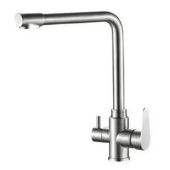 Bateria bucătărie Hydro S Aquafix 120 din inox cu sistem de filtrare, satin (0400309)