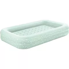 Saltea gonflabilă Intex (66810) Kidz Travel cu margini laterale, 168x107x25cm, 3-6ani, Verde