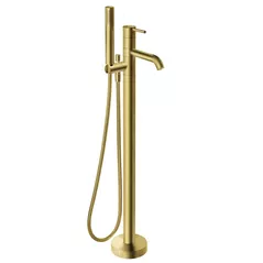 Смеситель для ванны Ferro Ciriculus gold BCK11FBG (cada freestanding)