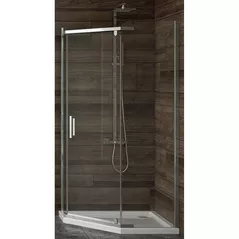 Душевая кабина New Trendy New Komfort Pentagonal 90x90x195 Hinged 8mm K-0804