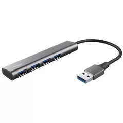 Adaptor de rețea USB Trust HALYX 4-PORT USB 3.2 Gen1 HUB