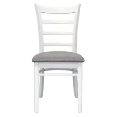 Стул Evelin di Costacurta Coco White (Обивка- NV-10 WP grey)