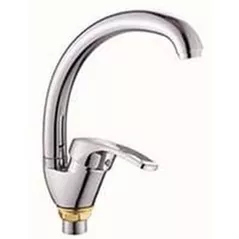 Bateria bucătărie Rossa 49098 MPN5927, cu pipa "F" crom, Bianca