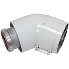 Дымоход Vaillant 111906 колено 45 градусов, для конденсационных котлов DN 60/100 PP