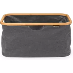 Coș pentru rufe Brabantia 23 27 25 Linn 40L, Pepper Black, Foldable