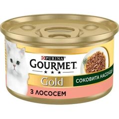 Hrană pentru animale de companie Purina Gourmet Gold Succulent Delights cons. p/pisici (somon) 85g (24)