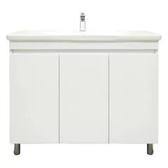 Шкаф под умывальник Bayro Trend Duo Soft 1000 белый мат