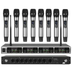 Microfon RBR BM-7078 8H Wireless UHF 8 Microfoane