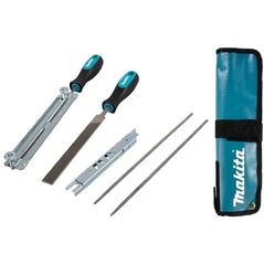 Accesoriu pentru fierăstrăie Makita D-72160 Set ascutire lant pila 4.5 cu husa