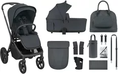 Сărucior pentru copii Kikka Boo 31001020171 Carucior 2in1 Goya Platinum Graphite