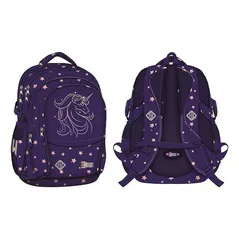 Детский рюкзак St.RIGHT 57799 Ghiozdan scolar 32x21x43cm, Unicorn Glow