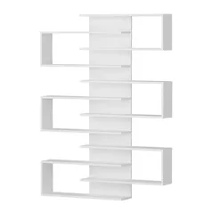 Raft de birou Trendy Lotus, Alb, raft de carti