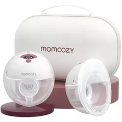 Pompă pentru sân Momcozy BP272-MR71BA-C Pompa de san electrica dubla M5 Red
