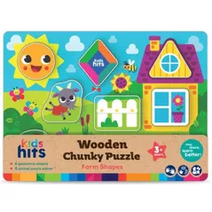 Puzzle Kids Hits KH20/075 Деревянные пазлы Farm Shapes