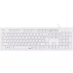 Клавиатура Hama R1182680 KC-200 Basic white, RUS