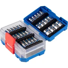 Набор головок, бит, насадок King Tony 2549MR-EB набор 1/4" торцевых головок 6 гран.Е-тип, насадок бит и принадлежностей, 48 пр.