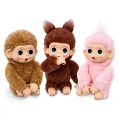 Jucărie de pluș Little Live Pets 26729 My Baby Monkey Minis, 19cm, ast.3