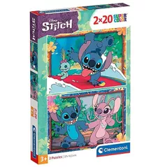 Puzzle Clementoni Puzzle 2x20 Disney Stitch (24809)