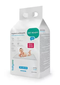 Аксессуар для пеленания BabyOno 0513/022 Cearceafuri igienice 60x40cm (22 buc)