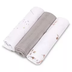 Accesoriu pentru înfășat Sensillo 08510 Набор пеленок 3шт Muslin 60x80 (EG-0010)