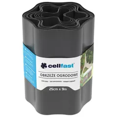 Декор Cellfast 30054 Bordura gazon 25 cm x 9 m (grafit)
