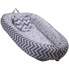 Cocon pentru bebelusi PernaMea Babynest HappyBaby Albastru (PM.100927/4)