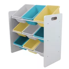 Короб для хранения U-Grow UGRD115-BLYE Raft depozitare jucarii, coșuri albastre/galbene