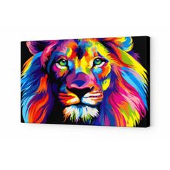 Tablou pe numere Art Gallery CX3602 20x30cm Leu curcubeu