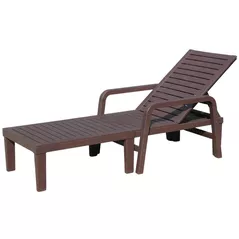 Mobilier pentru grădină Chomik ZUM6423 Шезлонг темно-коричневый