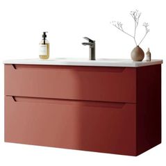 Dulap pentru lavoar Orka Messina 85 Tuscan Red