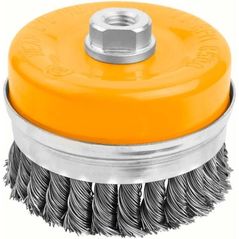 Set de tubulare, bite, duze Tolsen Perie cupa din sarma rasucita 100mm M14 Industrial (77622)