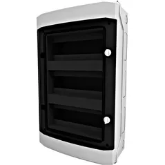 Щиток электрический Schrack Technik BK080204 Распределительный шкаф, степень защиты IP65, 36UH, 3 ряда, с прозрачной дверью