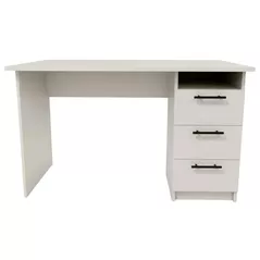 Masă de birou Mashtab S12606 Masa cu 3 sertare (1200x600x750) Cashmere