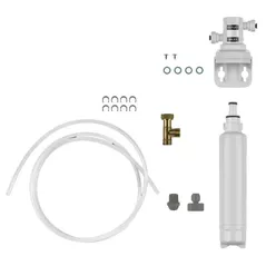 Cartuș filtre de tip-curgere Gessi 01595-031 Starter Kit for filtration system+carbon filter Chrome (RICAMBI) 8055261184909