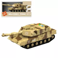 Mașină Wenyi WY410B 1:16 Tanc militar inerțial, camuflaj (lumină/sunet)