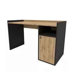 Офисный стол Smartex (10923) Tab Classic 120cm Negru+Stejar inchis