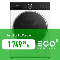 Стиральная машина с фронтальной загрузкой Midea MF205W80BA30/W-BK