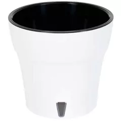 Ghiveci pentru flori Santino Dali-M (7.8L, Alb/Negru)