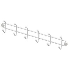 Cârlig baie Teknotel MG796 Cuier de perete 33x16x14cm, metal alb